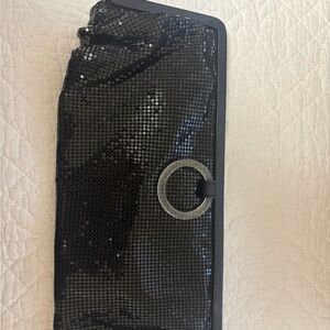 Black evening clutch
